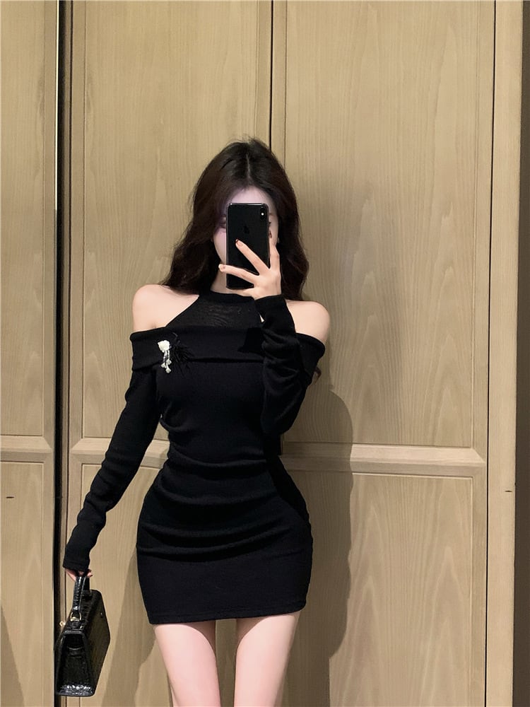 【dress】オフショルダーワンピース　M28883