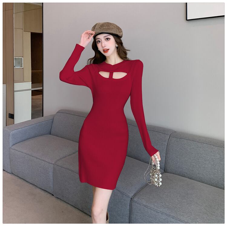 【dress】ニットワンピース　M28340