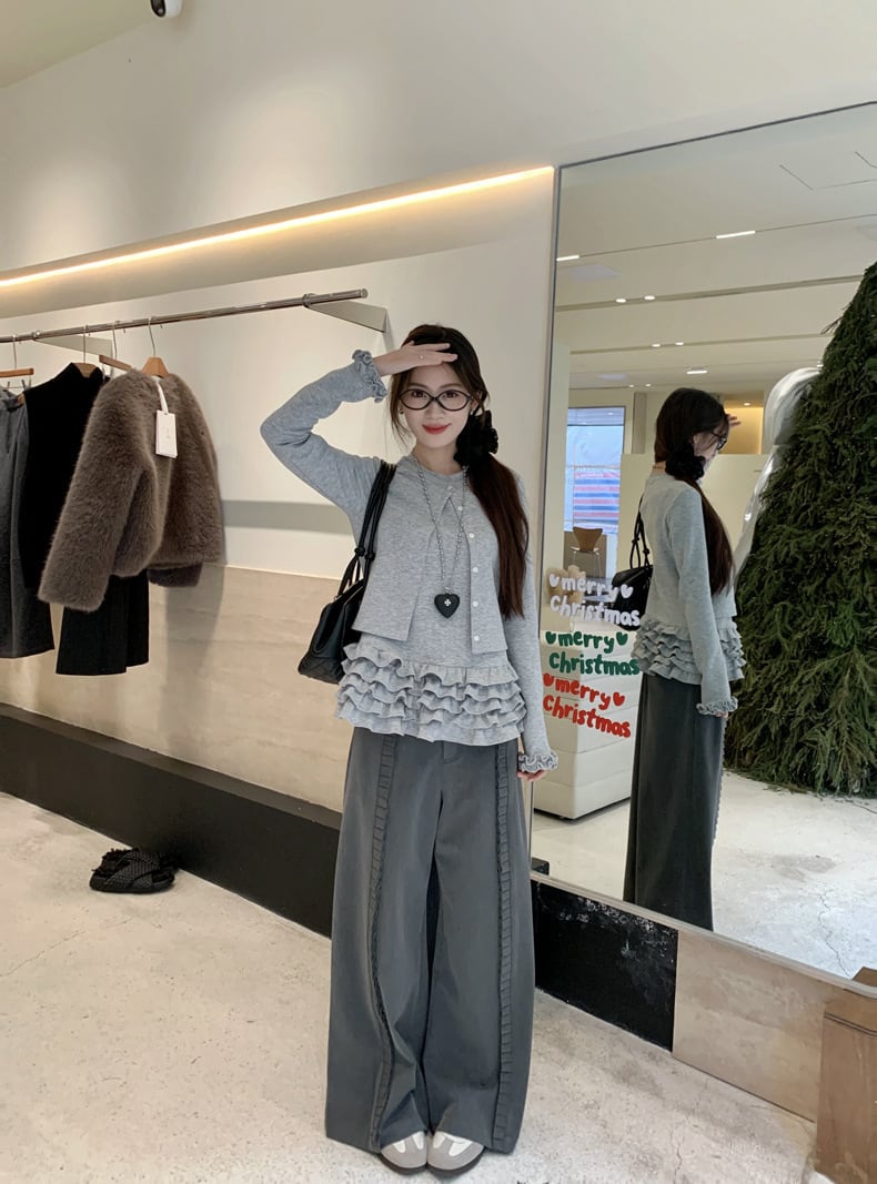 【tops】フリルドッキングトップス　M28794