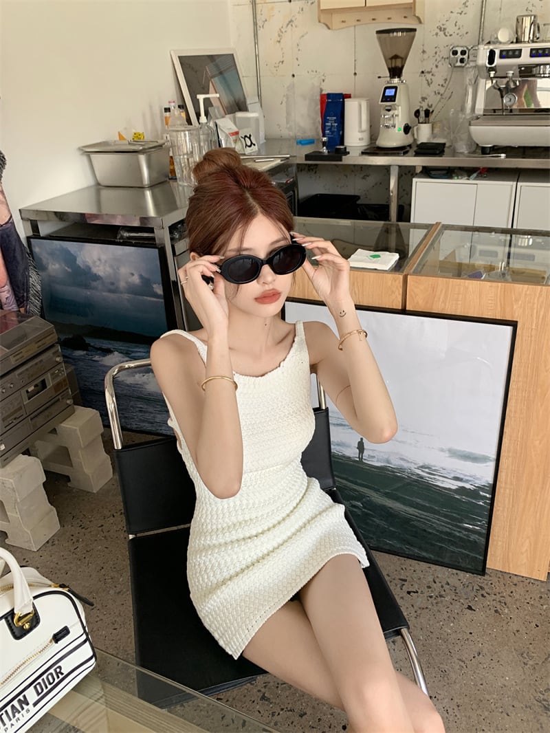 【dress】バックレスキャミワンピース　M24205