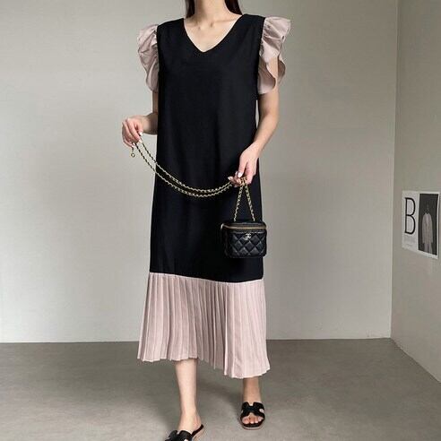 【dress】切り替えワンピース　M24702