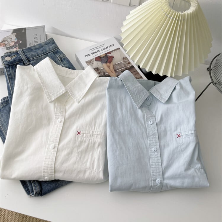 【tops】カラーシャツ　M29921