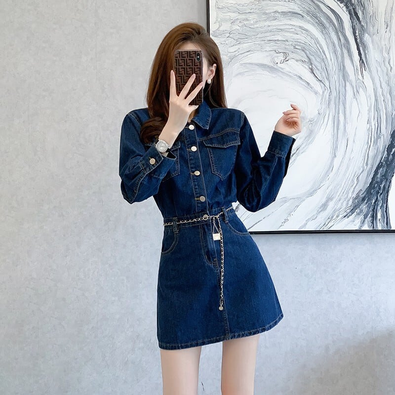 【dress】デニムワンピース　M25741