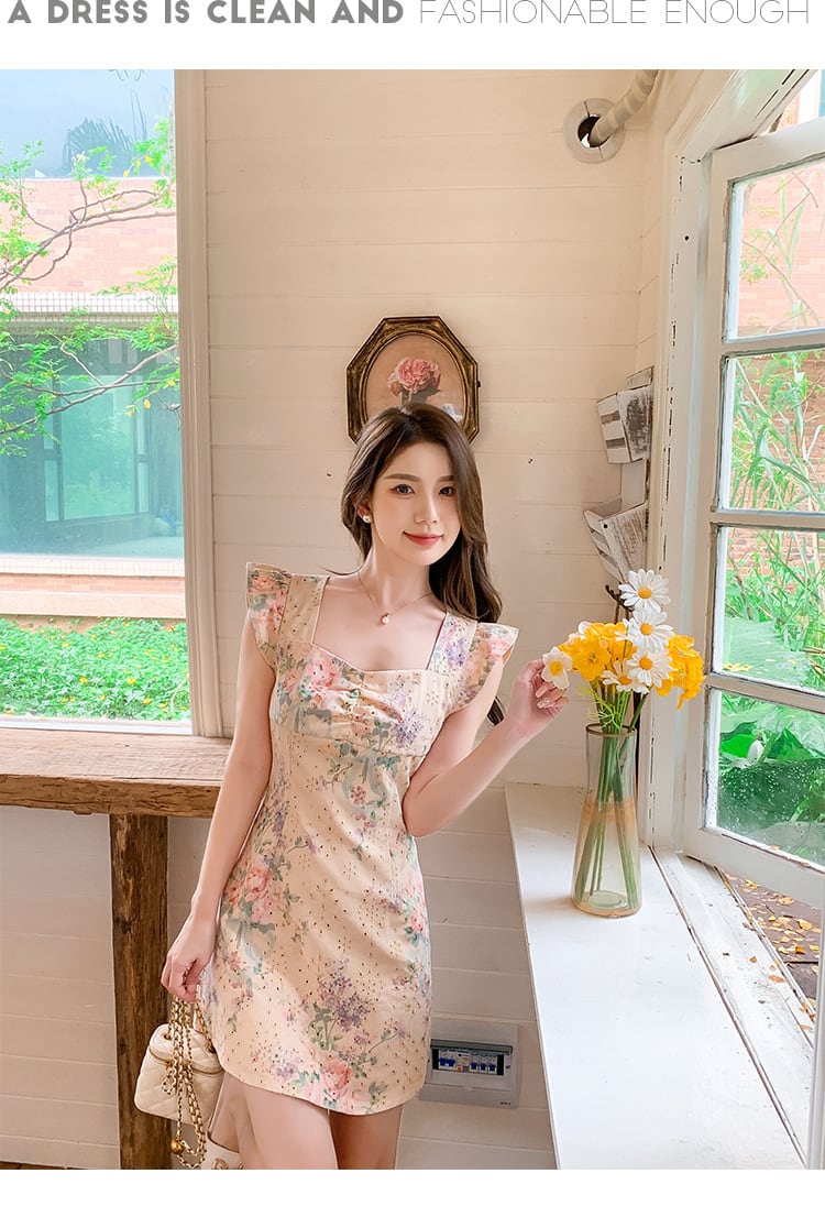 【dress】プリントワンピース　M23953