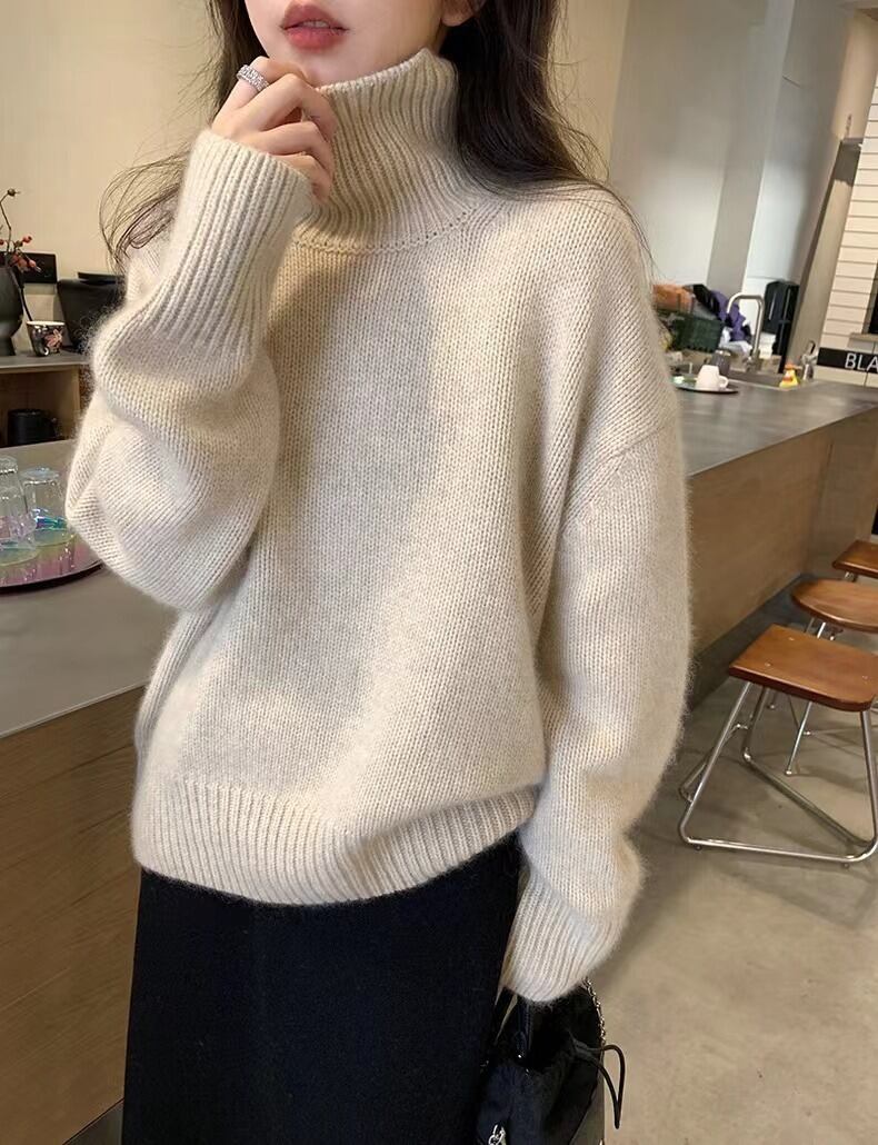 【tops】ハイネックニットセーター　M28804