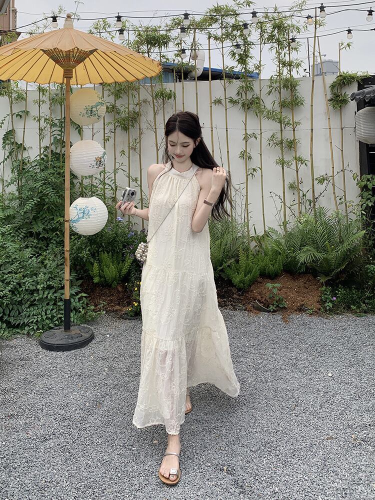 【dress】ホルターネックワンピース G20437