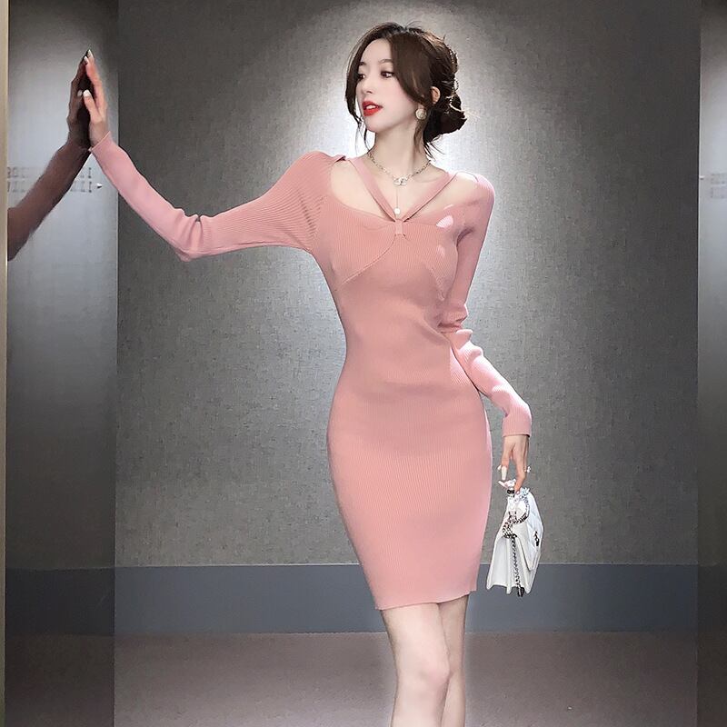【dress】ニットワンピース　M27466