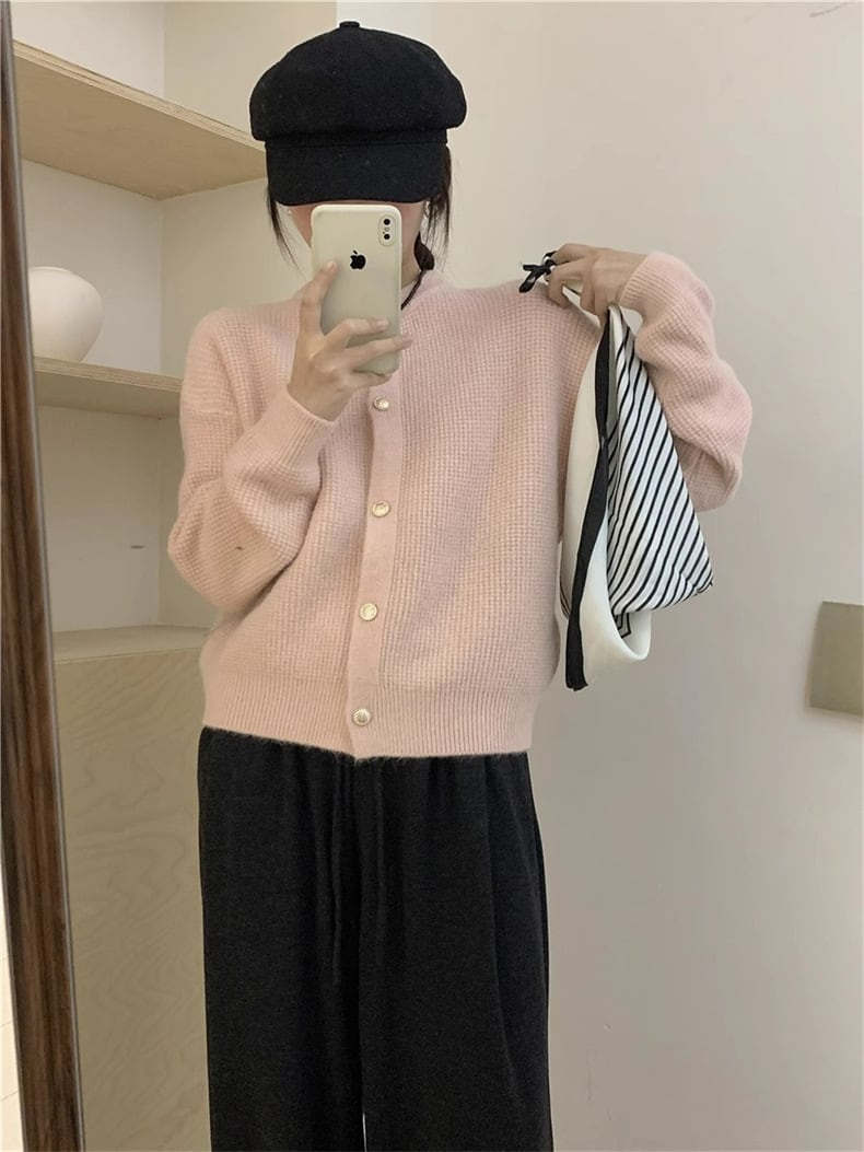 【outer】ニットカーデ　M25959