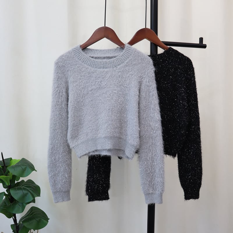 【tops】クルーネックニットセーター　M17997