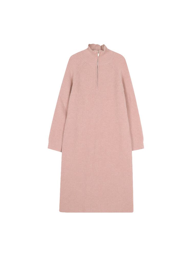 【dress】ファスナーニットワンピース　M27224