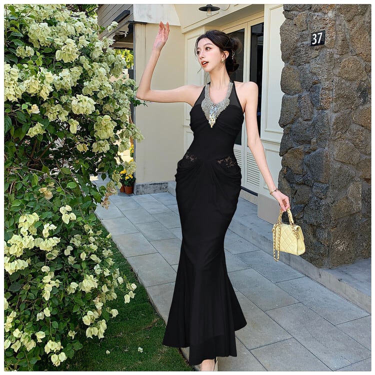 【dress】ホルターネックワンピース　M29727