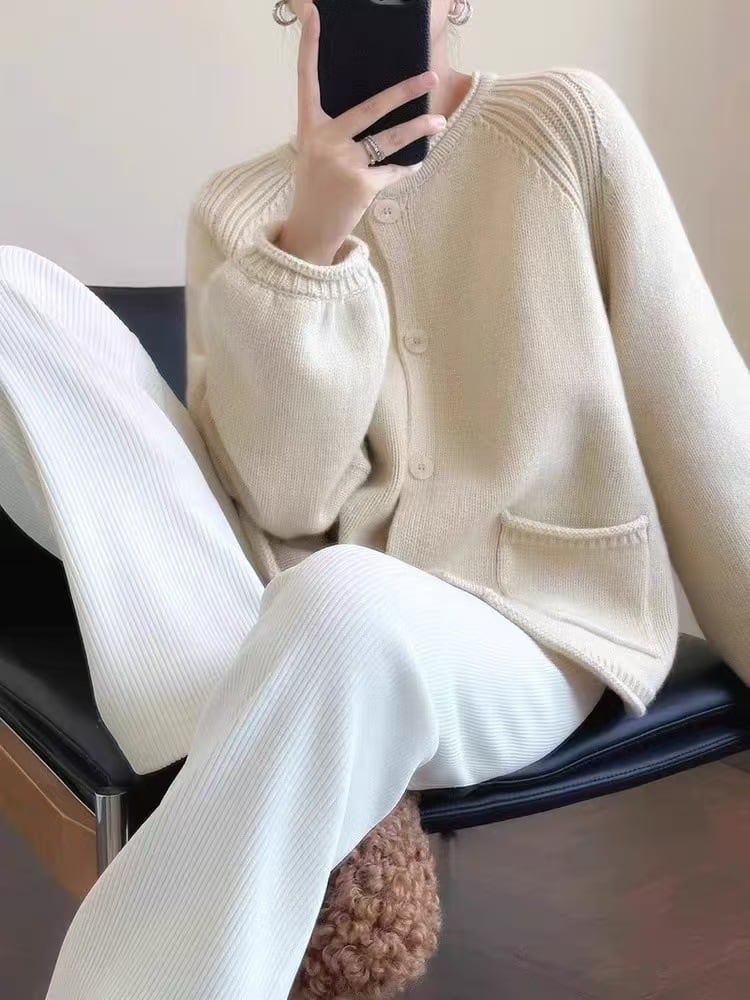 【outer】ニットカーデ　M27312
