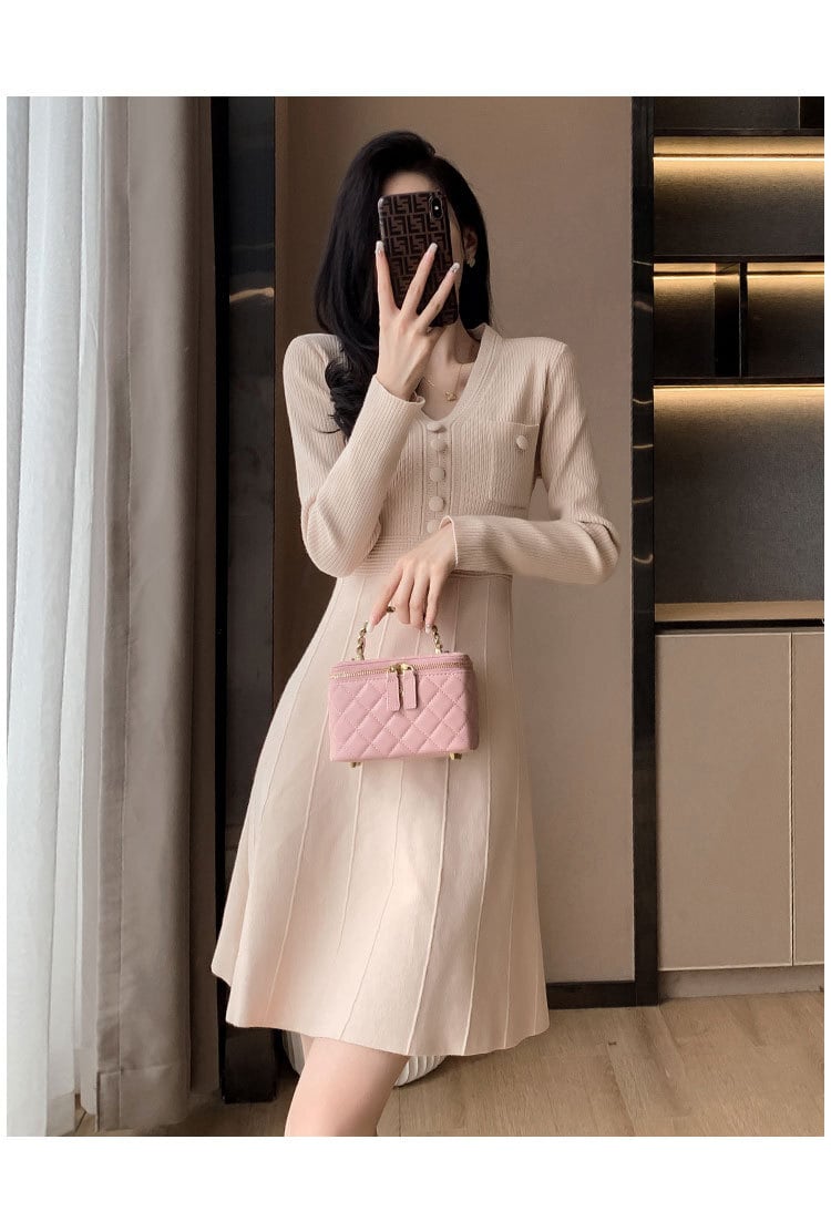 【dress】ニットワンピース　M25423