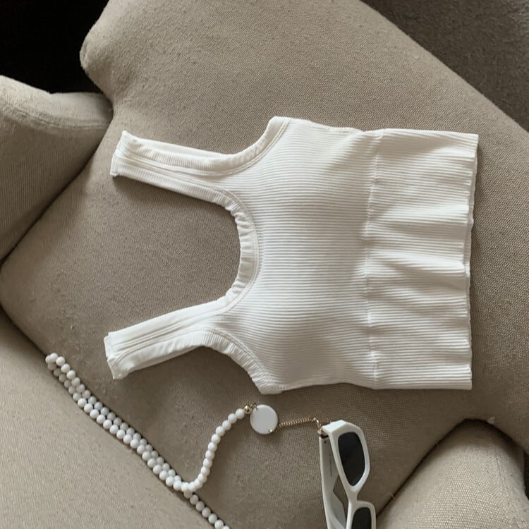 【tops】ニットキャミソール　M25468