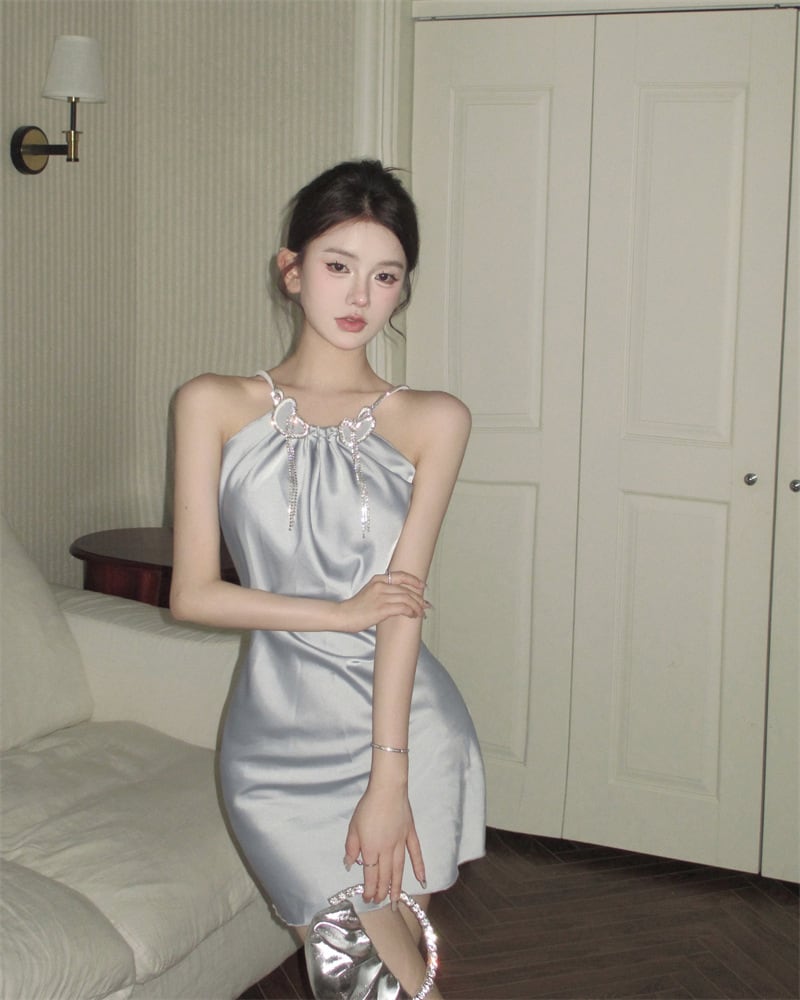 【dress】ホルターネックワンピース　M24405