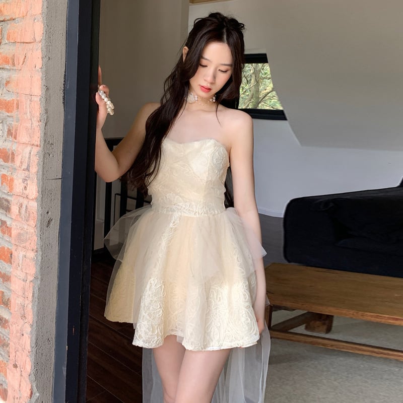 【dress】ドッキングベアトップワンピース　M30157