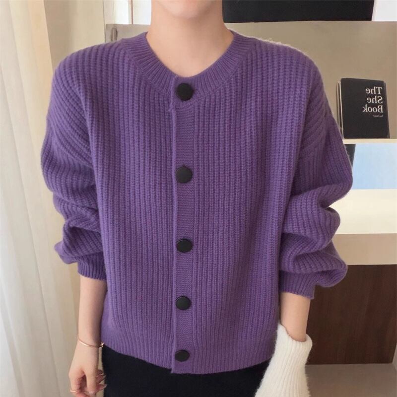 【outer】ニットカーディガン Q7160