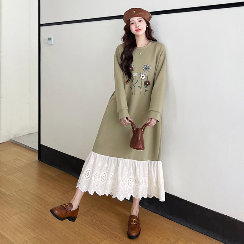 【dress】ドッキングカジュアルワンピース　M28935