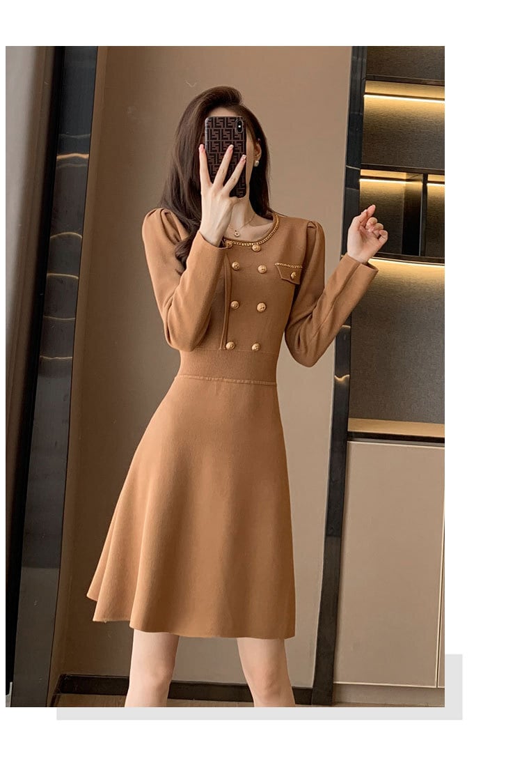 【dress】ニットワンピース　M25486