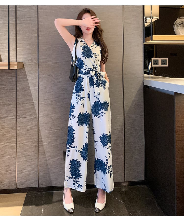 【set】シフォンプリントオールインワンG21382