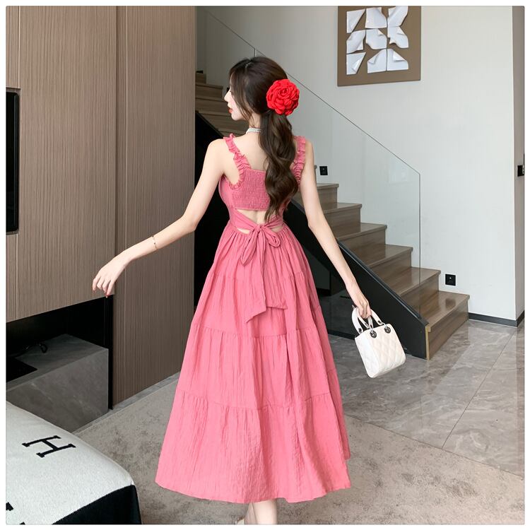 【dress】バックで綺麗キャミワンピース G20256