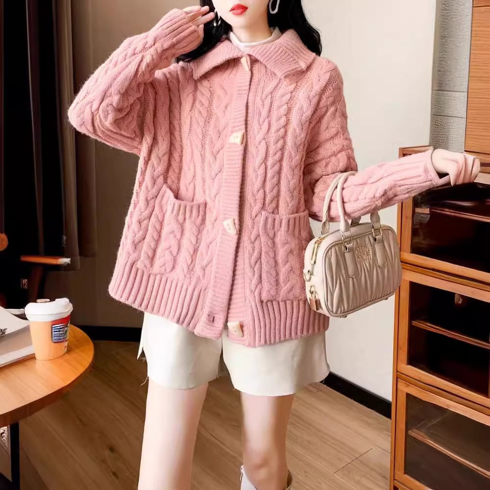 【outer】ニットカーデ　M25750
