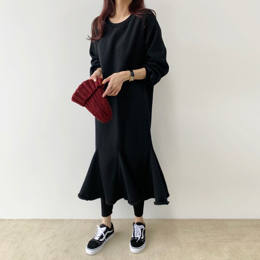 【dress】マーメイドカジュアルワンピース　M18662