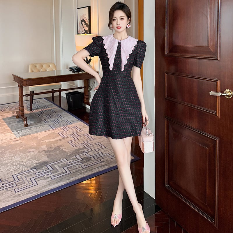 【dress】ドールカラーワンピース　M25070