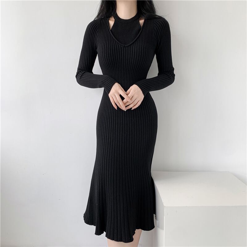 【dress】ニットワンピース　M18843