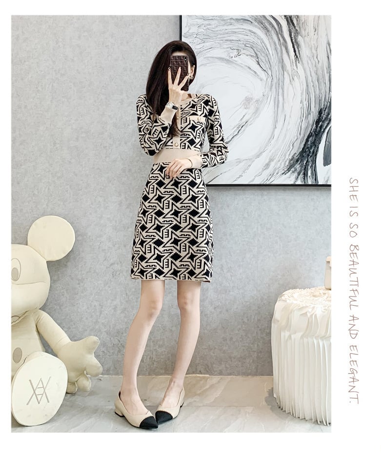 【dress】ニットワンピース　M25508