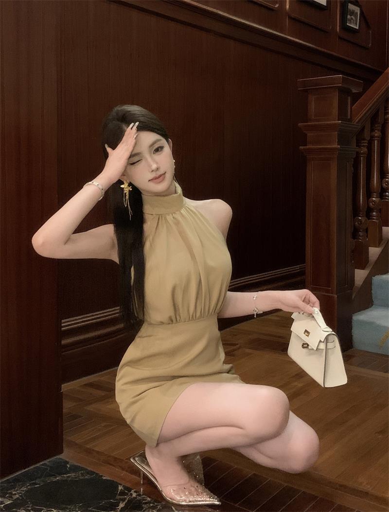 【dress】ホルターネックワンピース G21252