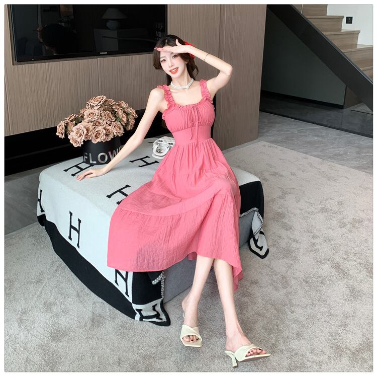 【dress】バックで綺麗キャミワンピース G20256