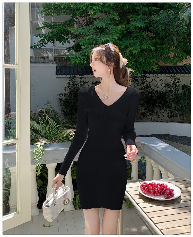 【dress】ニットワンピース　M25342