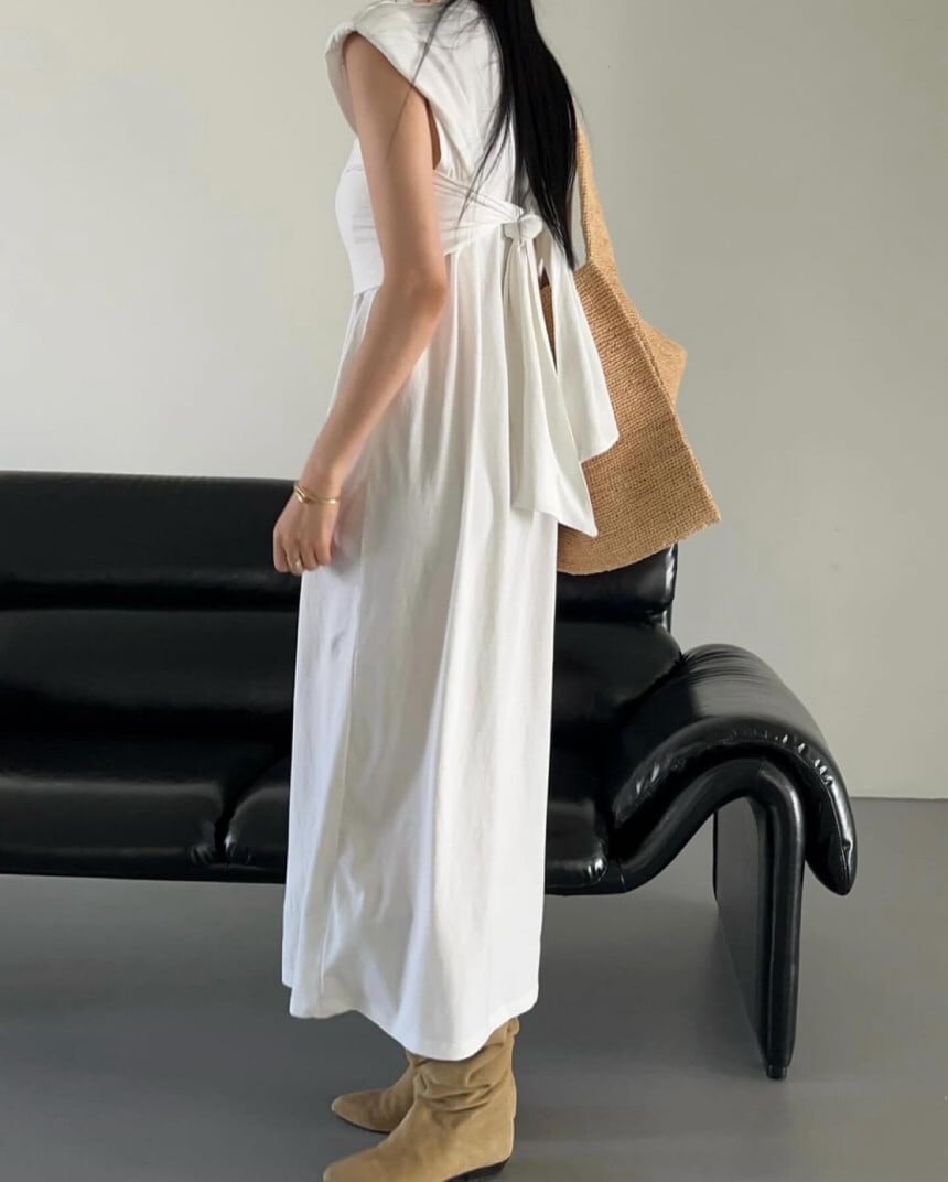 【dress】ノースリーブワンピース　M25068