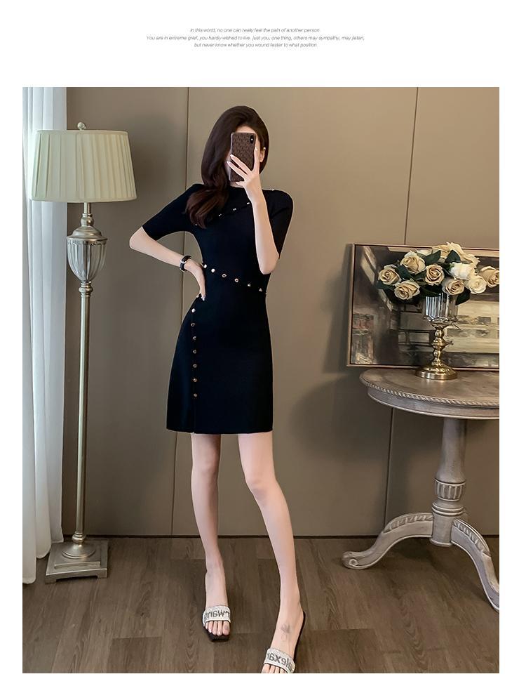 【dress】ニットAラインワンピース G21403