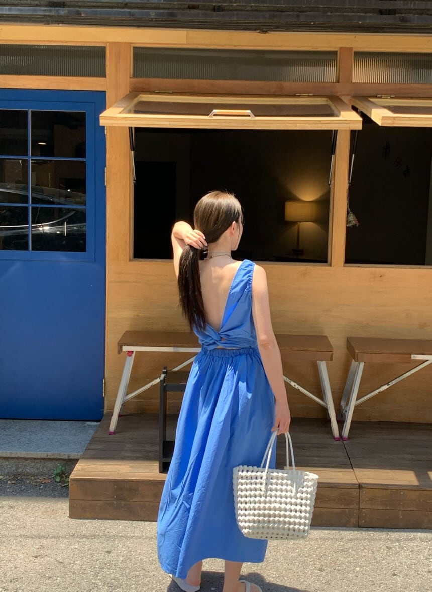 【dress】バックレスワンピース　M25066