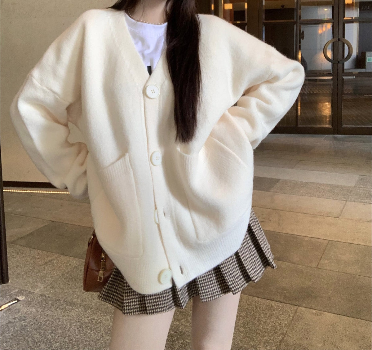 【outer】ニットカーデ　M28455