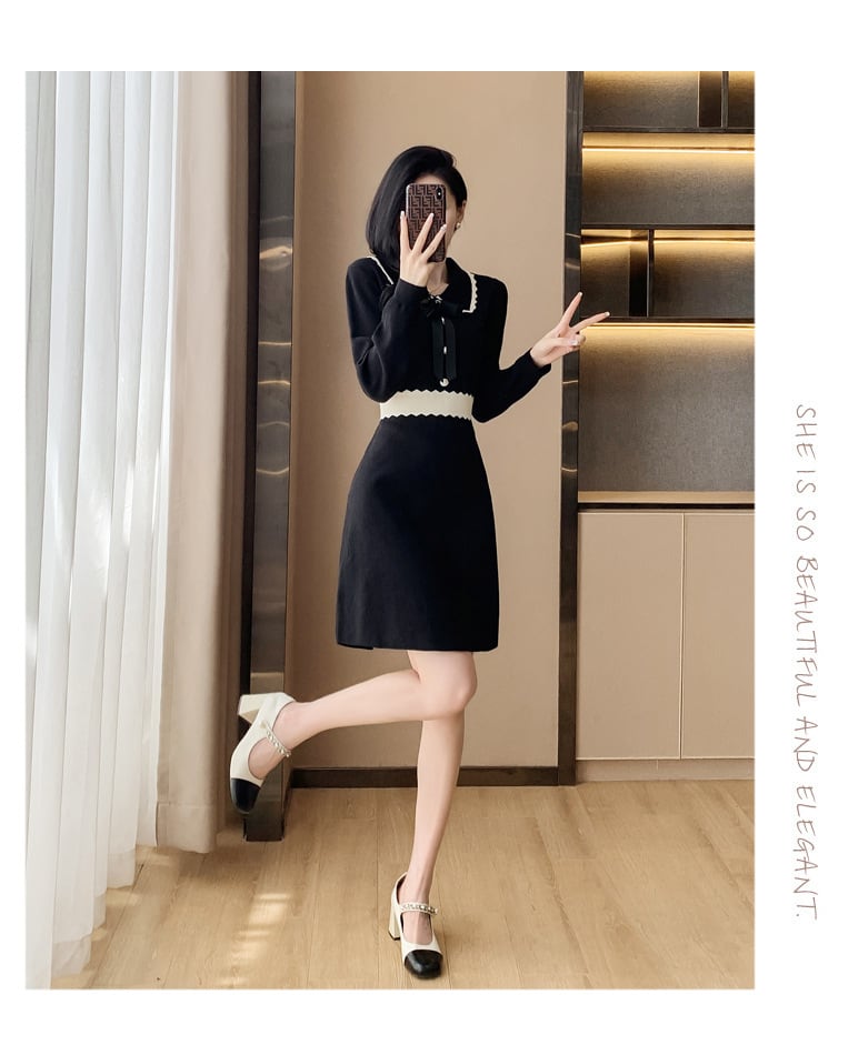 【dress】ニットワンピース　M25512