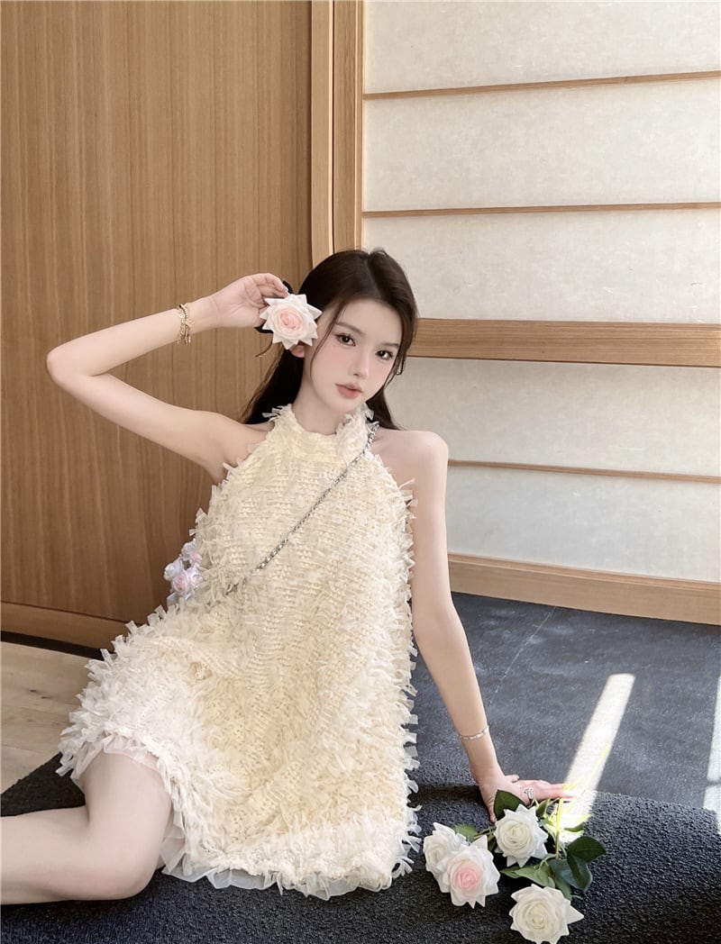 【dress】リボン付きワンピース　M24121