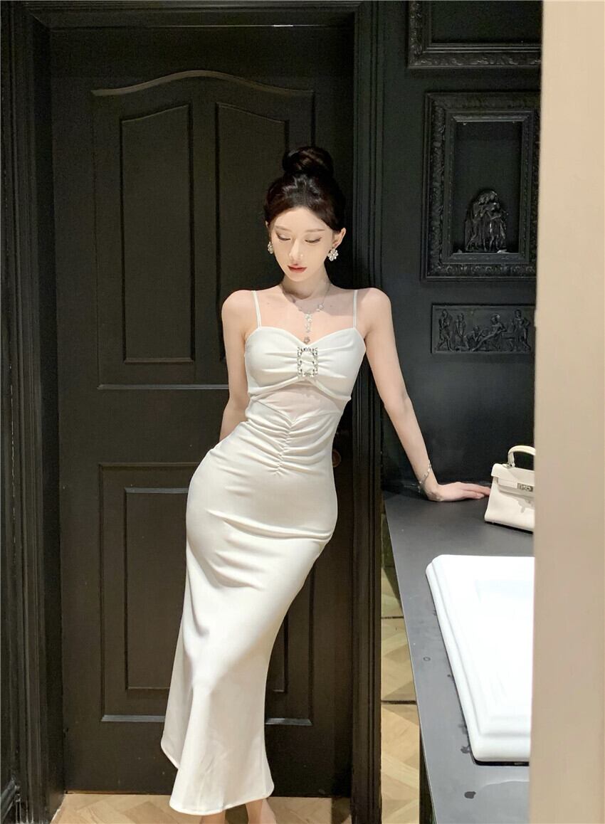 【dress】体型カバーキャミワンピース G21095