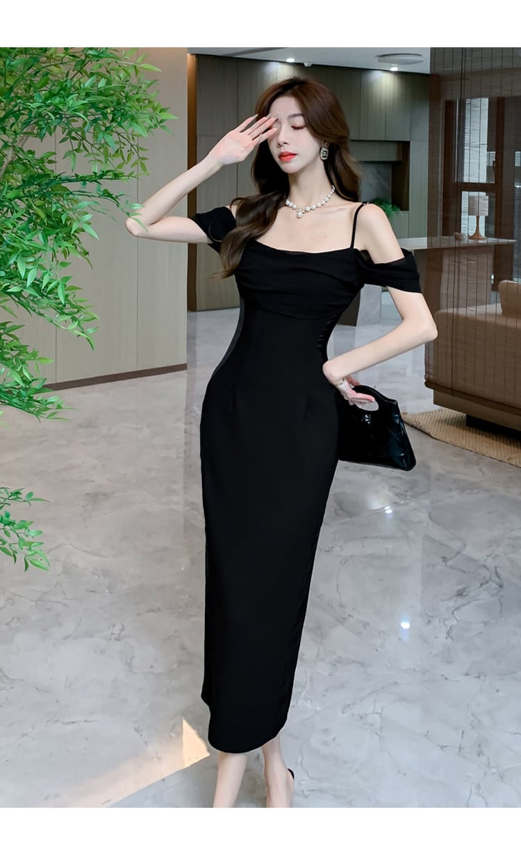 【dress】ギャザータイトキャミワンピース G21585