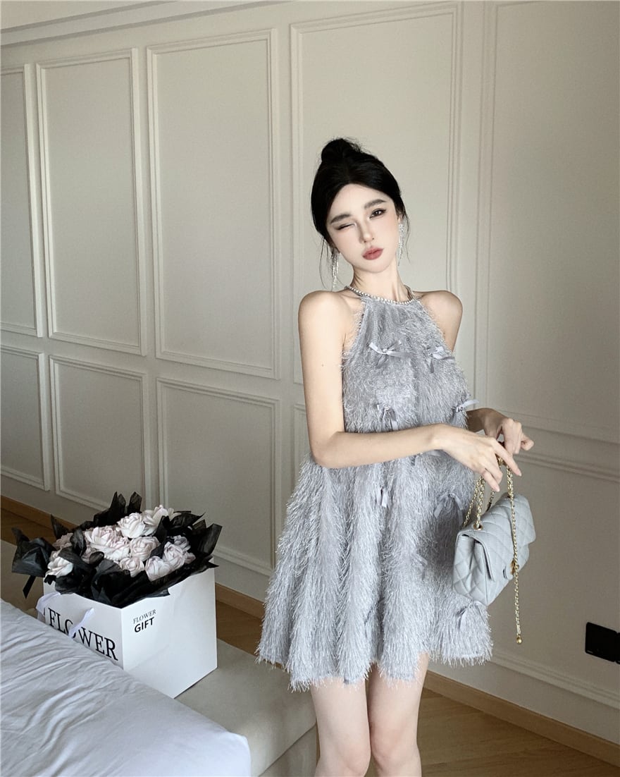 【dress】ホルターネックワンピース　M25086