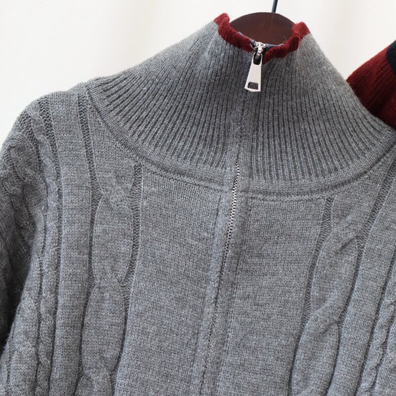 【outer】ファスナーニットカーデ　M27907