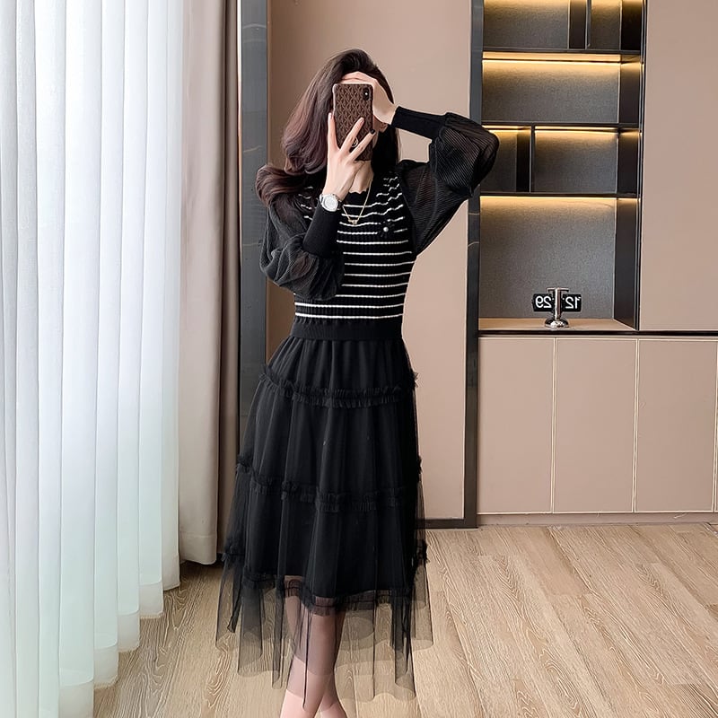 【dress】ドッキングデートワンピース　M17952