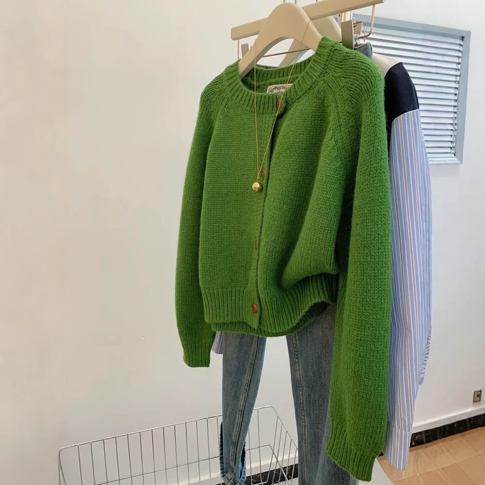【outer】ニットカーデ　M29194