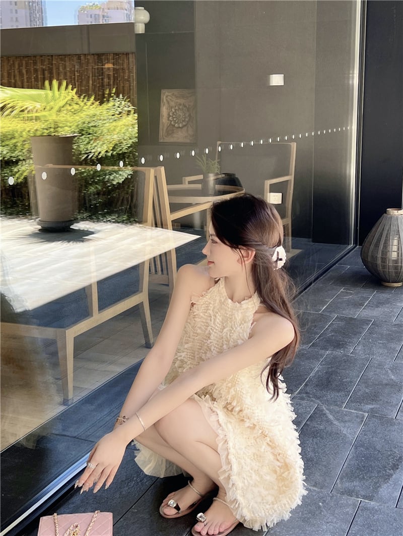 【dress】リボン付きワンピース　M24121
