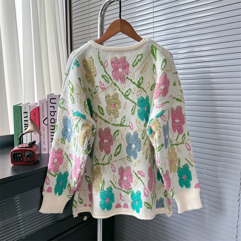 【outer】レトロニットカーデ　M25532