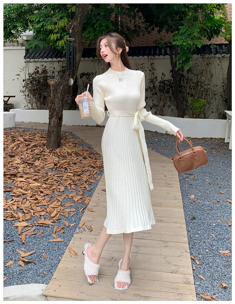 【dress】ニットワンピース　M25478