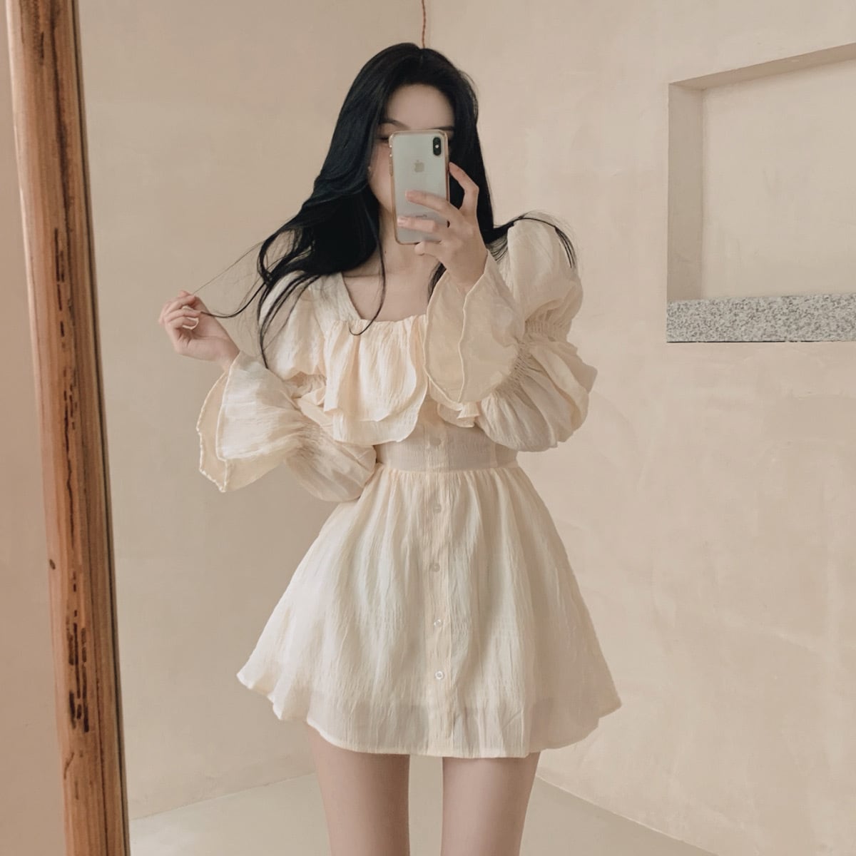【dress】フリルワンピース　M29428