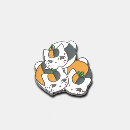 【GOODS】夏目友人帳  ニャンコ先生 金属 プローチ Q2527